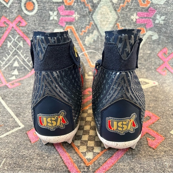 Under Armour Highlight MC TX LE Football Cleats American Flag Print Men's 12 - Picture 8 of 9